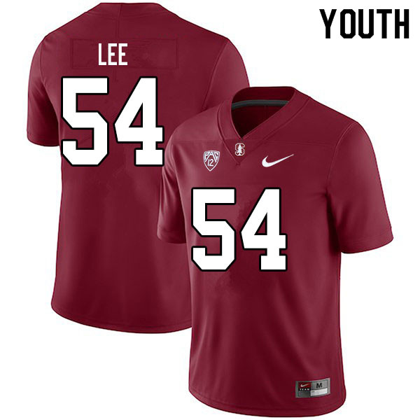 Youth #54 Kiersten Lee Stanford Cardinal College Football Jerseys Sale-Cardinal - Click Image to Close